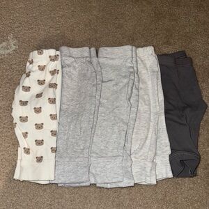 Set of 5 infant pants
